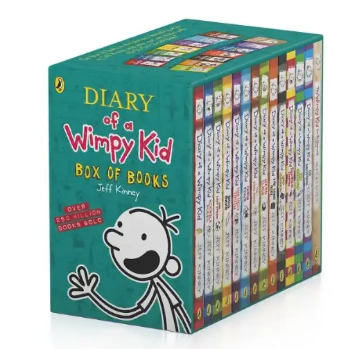 Diary of a Wimpy Kid Box Set - (Books 1-13+DIY Book)